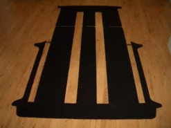 Passend Für VW T6 Multivan 2 Schiebetüren Gastraum Und Kofferraum Gummimatte PVC Abwaschbar