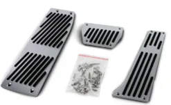 Alu Pedale Set Automatik + Fußstütze Passend Für BMW E30 E36 E46 E90 E91 E92 E93