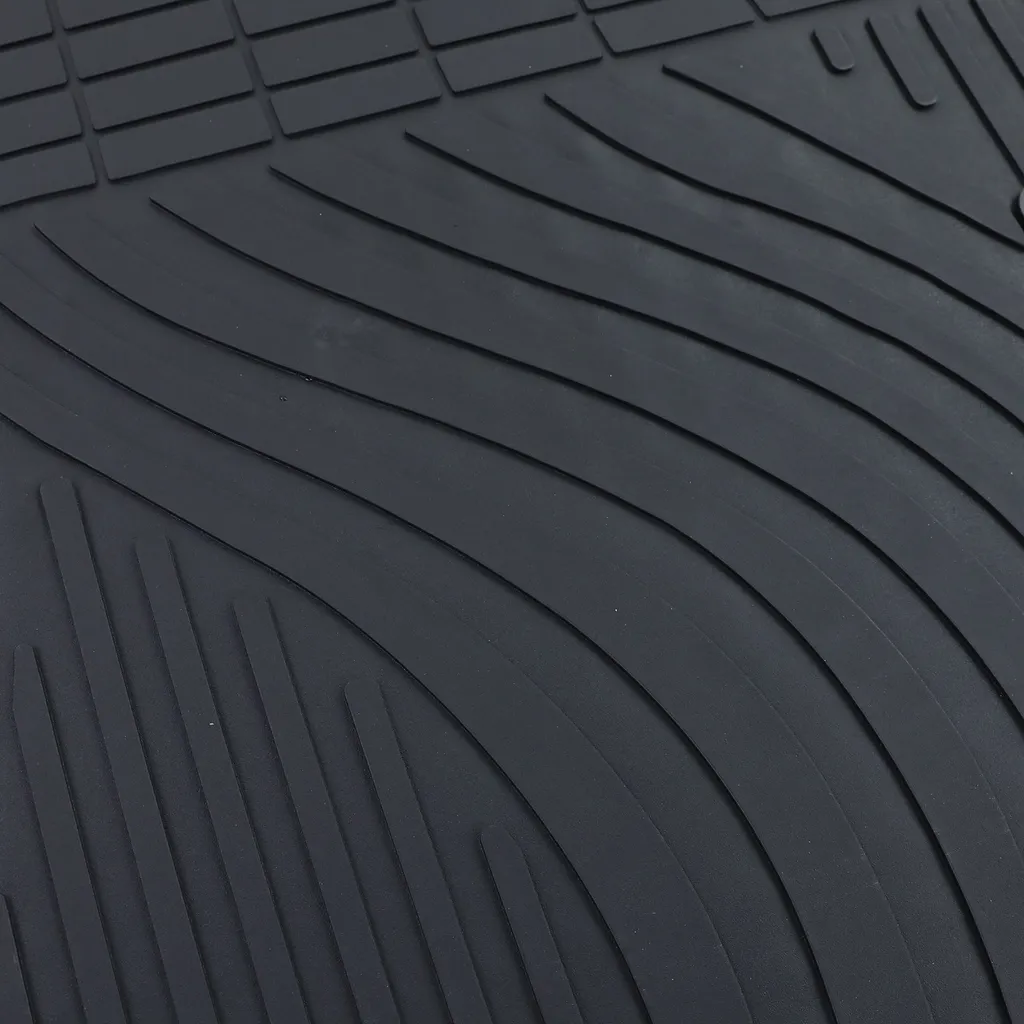 Premium Gummi Fußmatten Set Schwarz Für Mercedes C-Klasse W204 S204 11-14 5 Premium Gummi Fußmatten Set Schwarz Für Mercedes C-Klasse W204 S204 11-14 – Bild 3