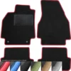 Moto-MOLTICO Fußmatten Auto Velours Autoteppiche Schwarz Automatten Set 4-teilig Passend Für Renault Megane II CC 2004-2010 (Rote - Ziernähte) -Volkswagen || AL-KO Verkaufsgeschäft e21241d0938fb388d5af304c2b2d709e