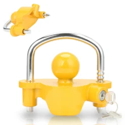 EINFEBEN Anhängerschloss Für Gängige Anhängerkupplung Einfache Montage Diebstahlschutz Diebstahl Anhänger Sicherung