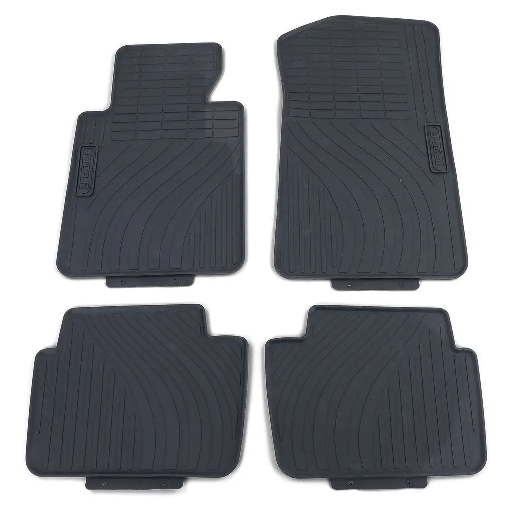 Premium Gummi Fußmatten Set Schwarz Passend Für BMW E46 Limousine Touring 98-05 3 Premium Gummi Fußmatten Set Schwarz Passend Für BMW E46 Limousine Touring 98-05