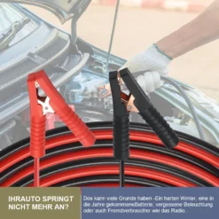 Lospitch 2x4M 500AMP Starthilfekabel Starterkabel Überbrückungskabel Auto Hilfspaket Batteriekabel Universal PKW KFZ LKW -Volkswagen || AL-KO Verkaufsgeschäft e80354a58a8c848c1ebc2af21dea8174