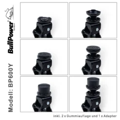 BullPower BP600Y KFZ Hydraulischer Wagenheber, 80-360mm, 2000kg, Inkl. SUV Adapter, Low Profile, Sportwagen, Rennsport -Volkswagen || AL-KO Verkaufsgeschäft e88323bd240b919e3ef16f7f26cdc30c