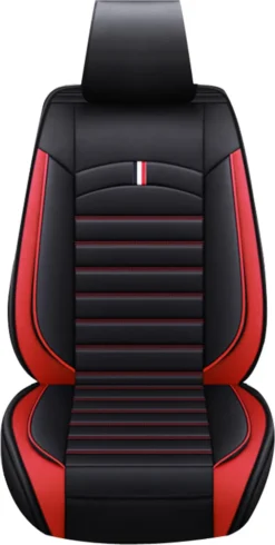 AUDEW 1 Stück Auto Sitzauflage Sitzbezüge Luxury PolyurethanLeader Universal Autositzbezüge Vordersitze, Rot -Volkswagen || AL-KO Verkaufsgeschäft ea47a55e2e809b3f58d81dbfead305ed