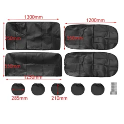 9 Tlg. Universal Auto Sitzbezug Auto Schonbezüge Kunstleder Sitzauflage Komplettset Schwarz -Volkswagen || AL-KO Verkaufsgeschäft ef794ffb42a6d85616828912334aefce