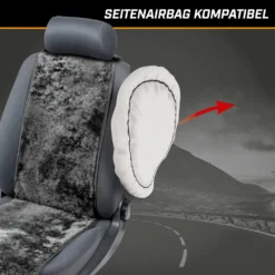WALSER Autositzbezug Lammfell, Lammfellbezug Cosmo, Autoschonbezug Lammfell, Autositzauflage Lammfell, Sitzauflage Echt Lammfell Schwarz 20012 -Volkswagen || AL-KO Verkaufsgeschäft f126400306da378bba115f1578b42e5d