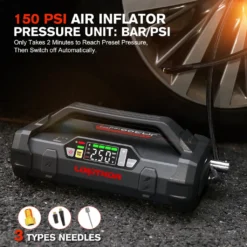 Auto-Starthilfe Mit Luftkompressor 1500A 18000mAh 12V Autobatterie-Booster Für Bis Zu 7L Gas Oder 4,5L Diesel, 150 PSI Reifenfüller Mit Digitalem Bildschirm｜Lokithor JA300 -Volkswagen || AL-KO Verkaufsgeschäft f262bb5697d776304004b46a4ca78d3a