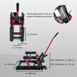 Motorradheber 680kg Motorradhebebühne Motorradheber Hydraulisch Motorrad Hebebühne ATV Quad -Volkswagen || AL-KO Verkaufsgeschäft f6131b01a89cabe07abff1788ccd948c