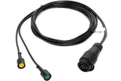 5 M Langer Kabelsatz Für PKW-Anhänger Mit 13-poligem Stecker Und 5-poligem Bajonettanschluss