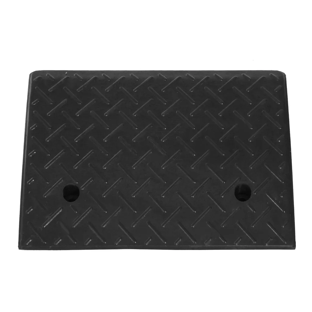 HOMCOM 2 Auffahrrampe, Bordsteinrampe, Gummirampen, Schwellenrampe, Auffahrhilfe Für Auto, Gummi, Schwarz, 48 X 32 X 13 Cm 9 HOMCOM 2 Auffahrrampe, Bordsteinrampe, Gummirampen, Schwellenrampe, Auffahrhilfe Für Auto, Gummi, Schwarz, 48 X 32 X 13 Cm – Bild 7