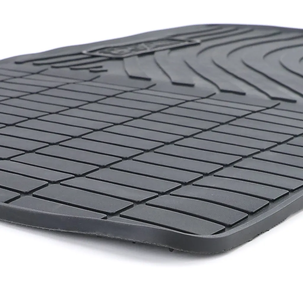 Premium Gummi Fußmatten Set Schwarz Für Mercedes C-Klasse W204 S204 11-14 6 Premium Gummi Fußmatten Set Schwarz Für Mercedes C-Klasse W204 S204 11-14 – Bild 4