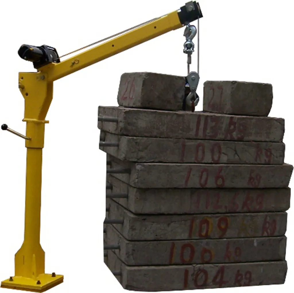 Prime Tech Ladekran / Hebekran Mit Elektrischer Seilwinde 500kg 5 Prime Tech Ladekran / Hebekran Mit Elektrischer Seilwinde 500kg – Bild 3